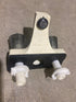 Used 4" Bathroom Faucet, Off White, Smoked Knobs