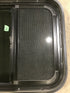 Used Black Radius Opening Window : 21 1/2" W X 17 1/2" H X 1 3/4" D