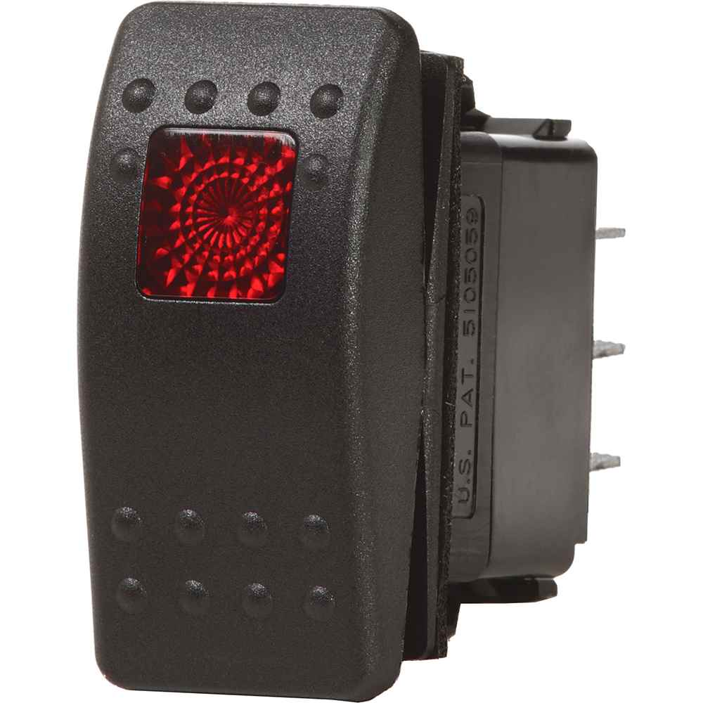 7932 Contura II Switch SPDT Black - (ON) - OFF - ON - Young Farts RV Parts