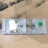 Used RV Light Fixture *DOUBLE* Off- White RV-IL22
