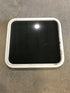 Used White Radius Non Opening Window : 25 1/2" W x 23 1/2" H x 1 3/4" D