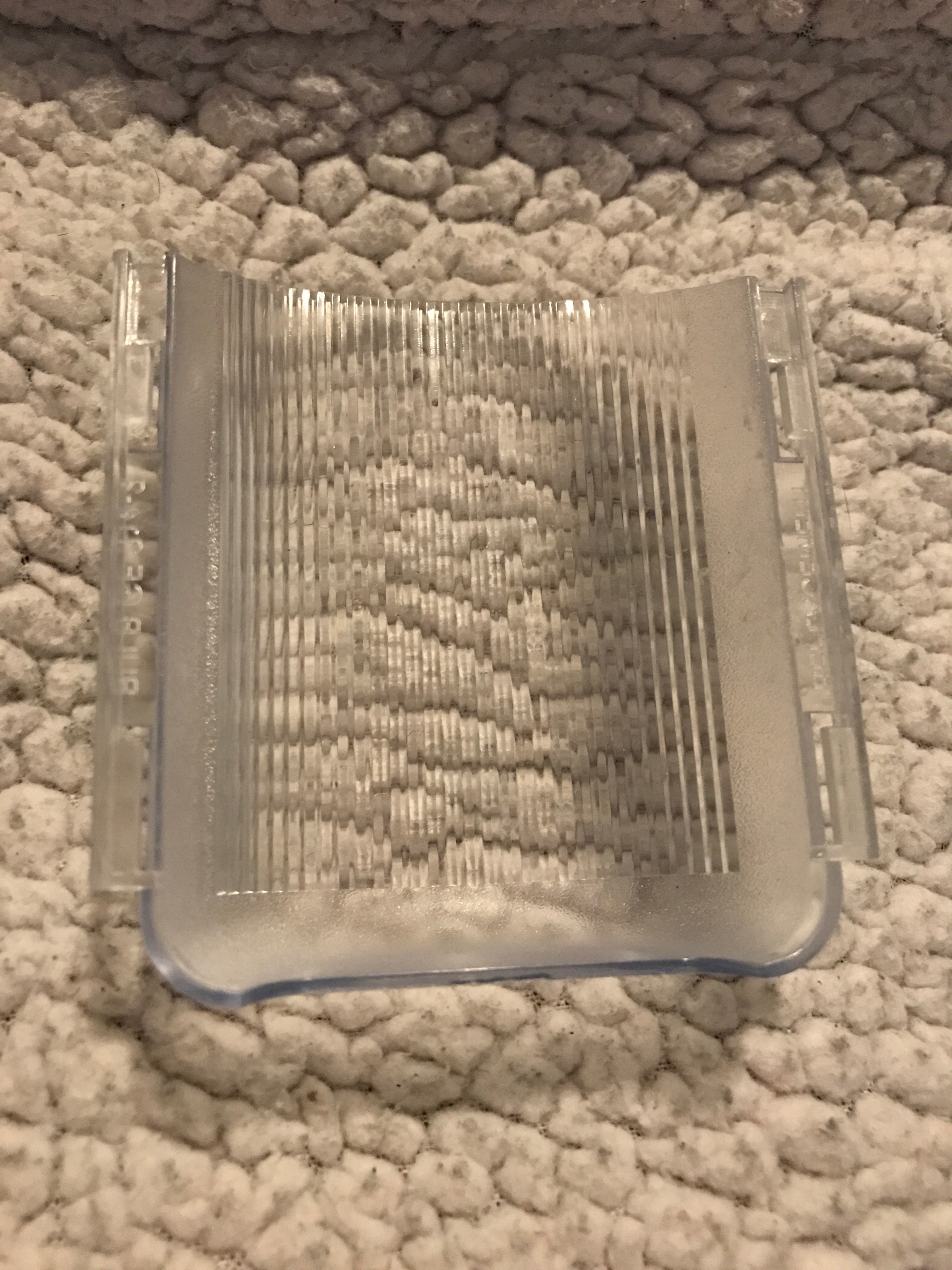 Used Norcold Interior Lamp Cover 621827 - Translucent Clear