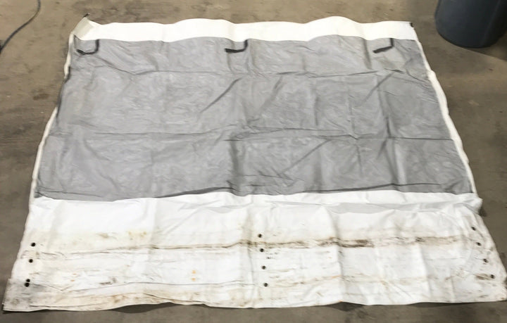 Used Fabric Panel for RV Awning Screen Room - Front Panel