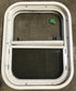 Used White Radius Opening Window : 13 1/2" W x 17 1/2" H x 1 7/8" D
