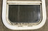 Used White Radius Opening Window : 13 1/2" W x 17 1/2" H x 1 7/8" D
