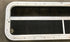 Used White Radius Opening Window : 47 1/2" W x 14 1/2" H x 1 7/8" D