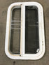 Used White Radius Opening Window : 23 1/4" W X 14 1/2" H X 1 1/2" D