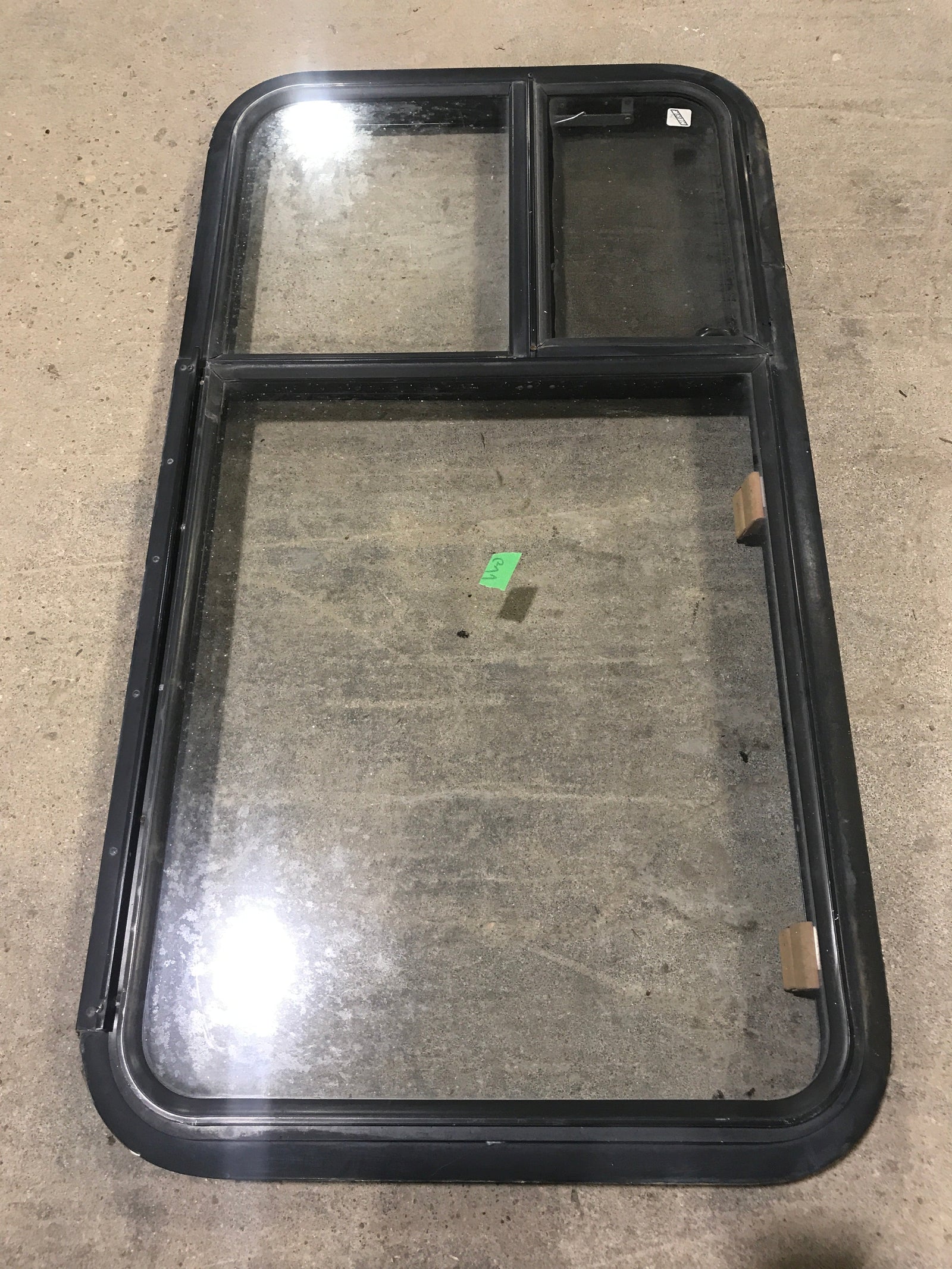 Used Black Radius Emergency Opening Window : 41 1/2