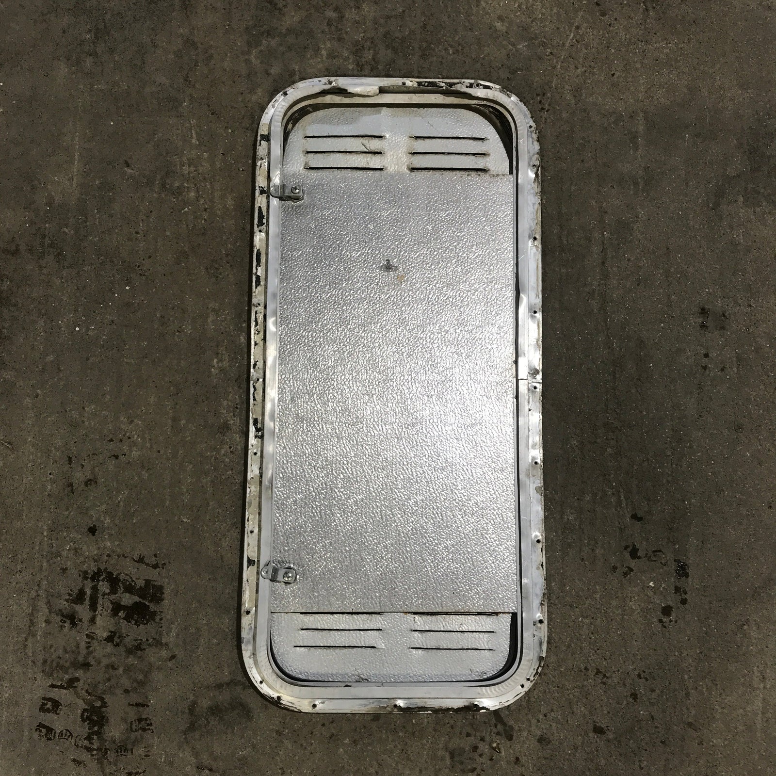 Used Radius Cornered Propane / Battery Cargo Door 13 3/4