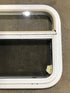Used White Radius Opening Window : 23 1/2" W x 17 1/2" H x 1 1/2" D