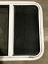 Used White Radius Opening Window : 24 1/2" W x 21 1/2" H x 1 7/8" D