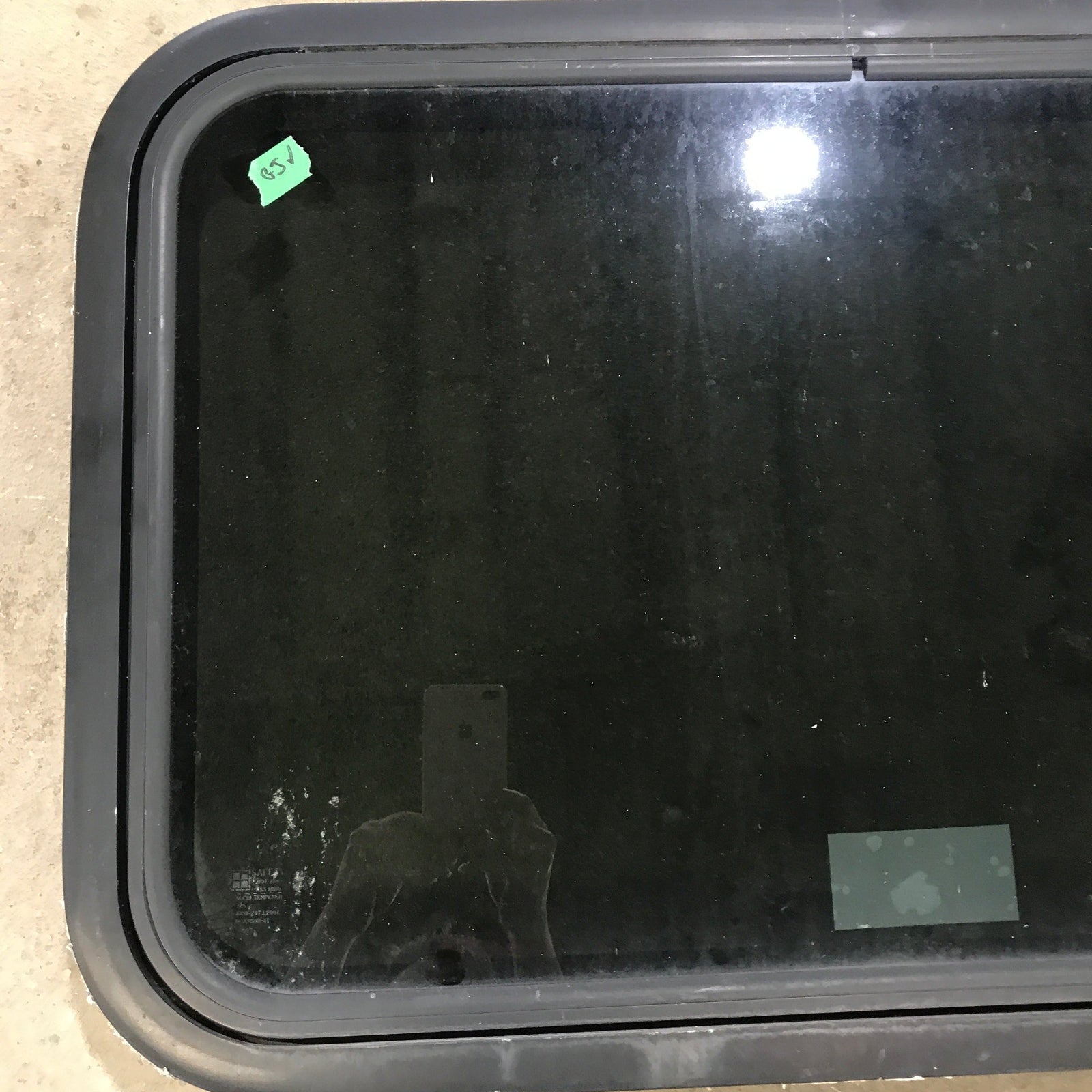 Used Black Radius Emergency Opening Window : 29.5