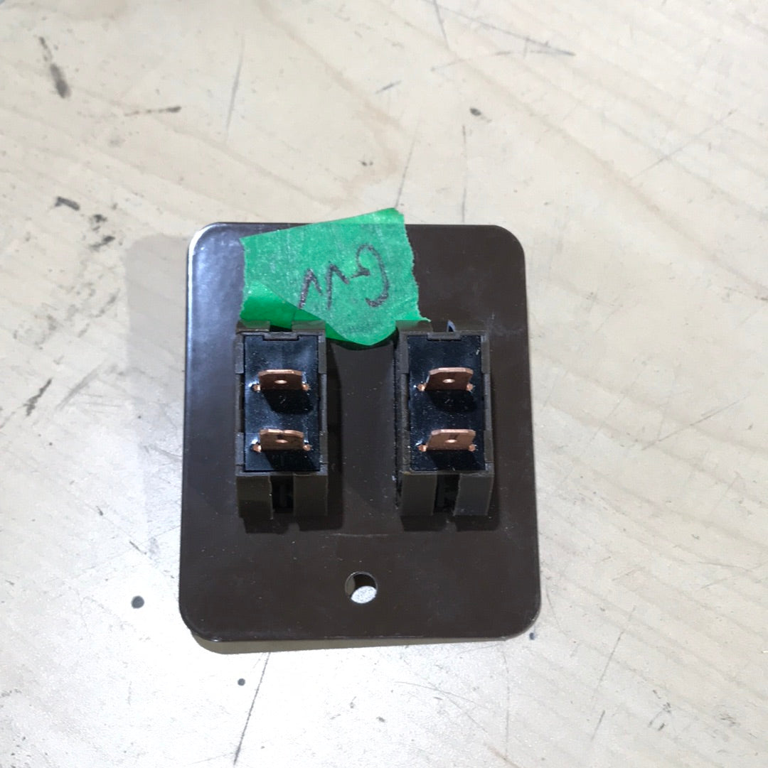 Used 12v RV Double Light Switch