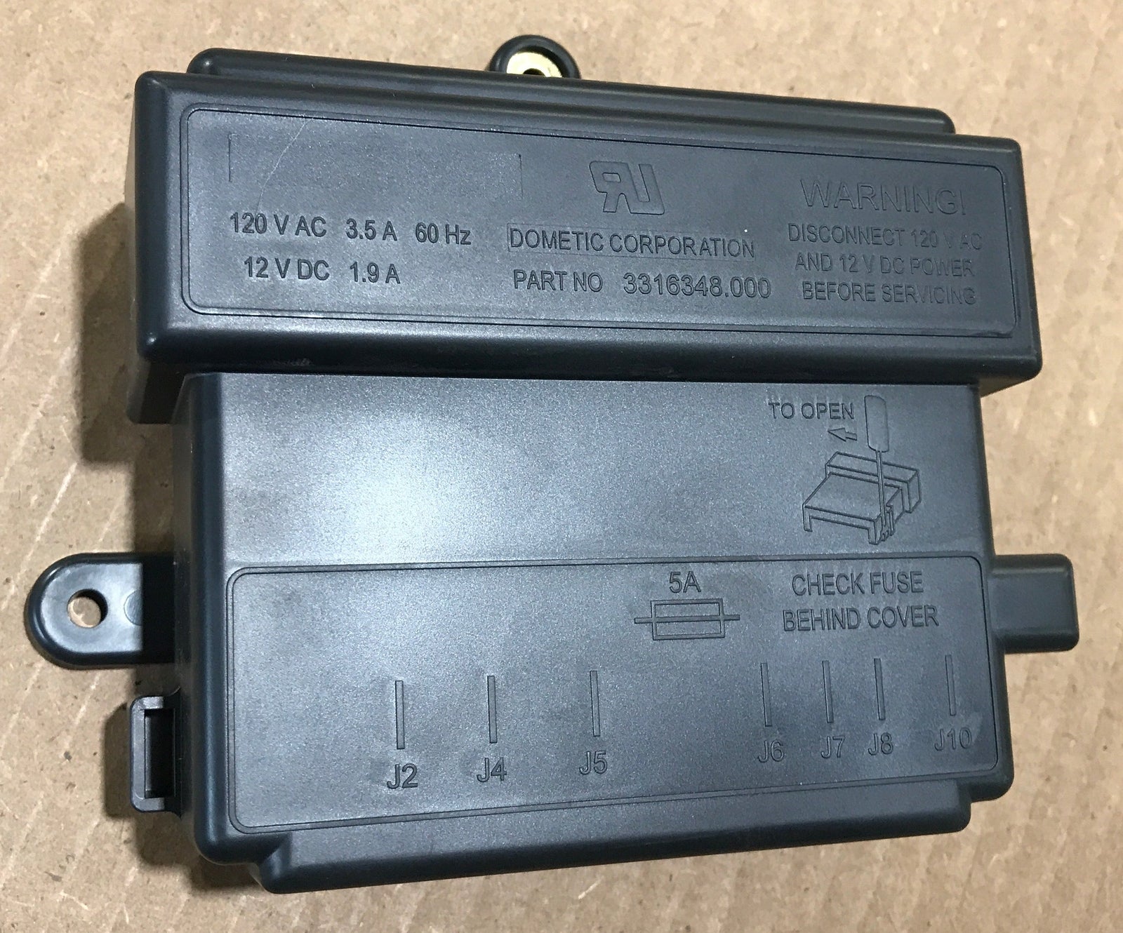 Used Dometic Refrigerator Control Board 2 Way - 3316348.900