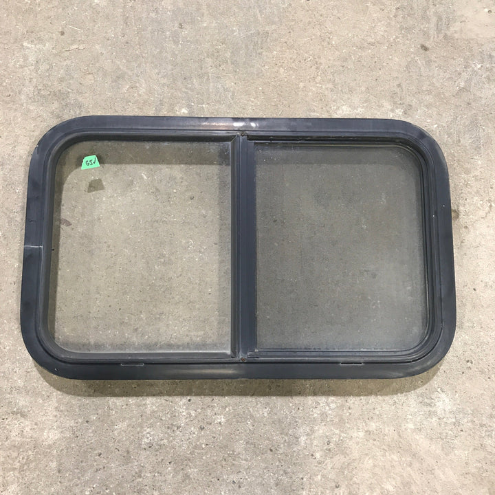 Used Black Radius Opening Window : 29.5" X 17.5" X 1.875"