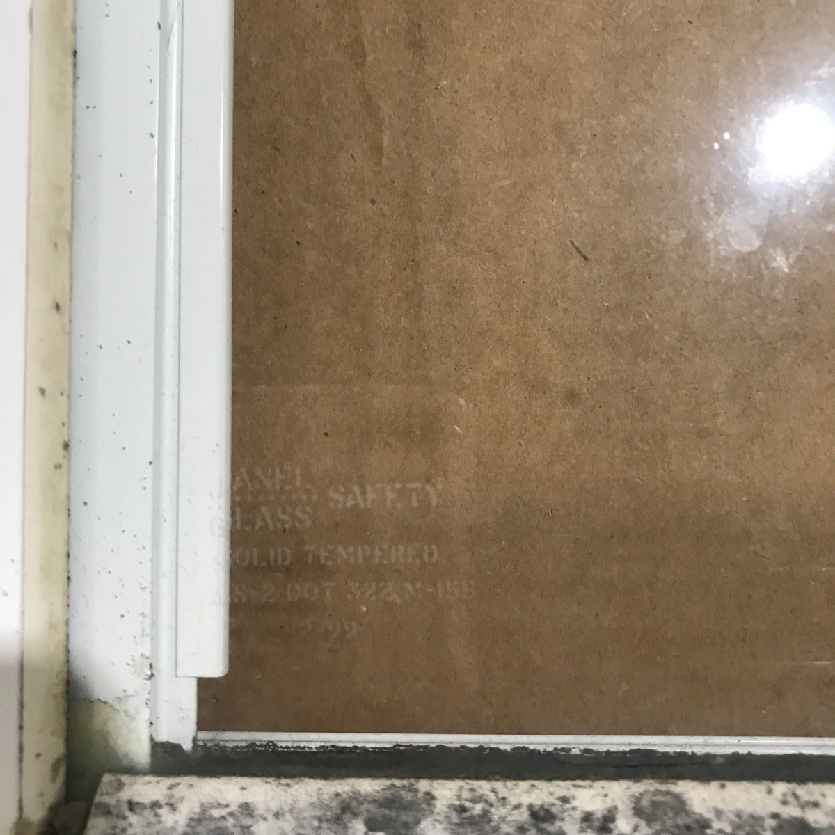 Used White Radius Opening Window : 24 1/4