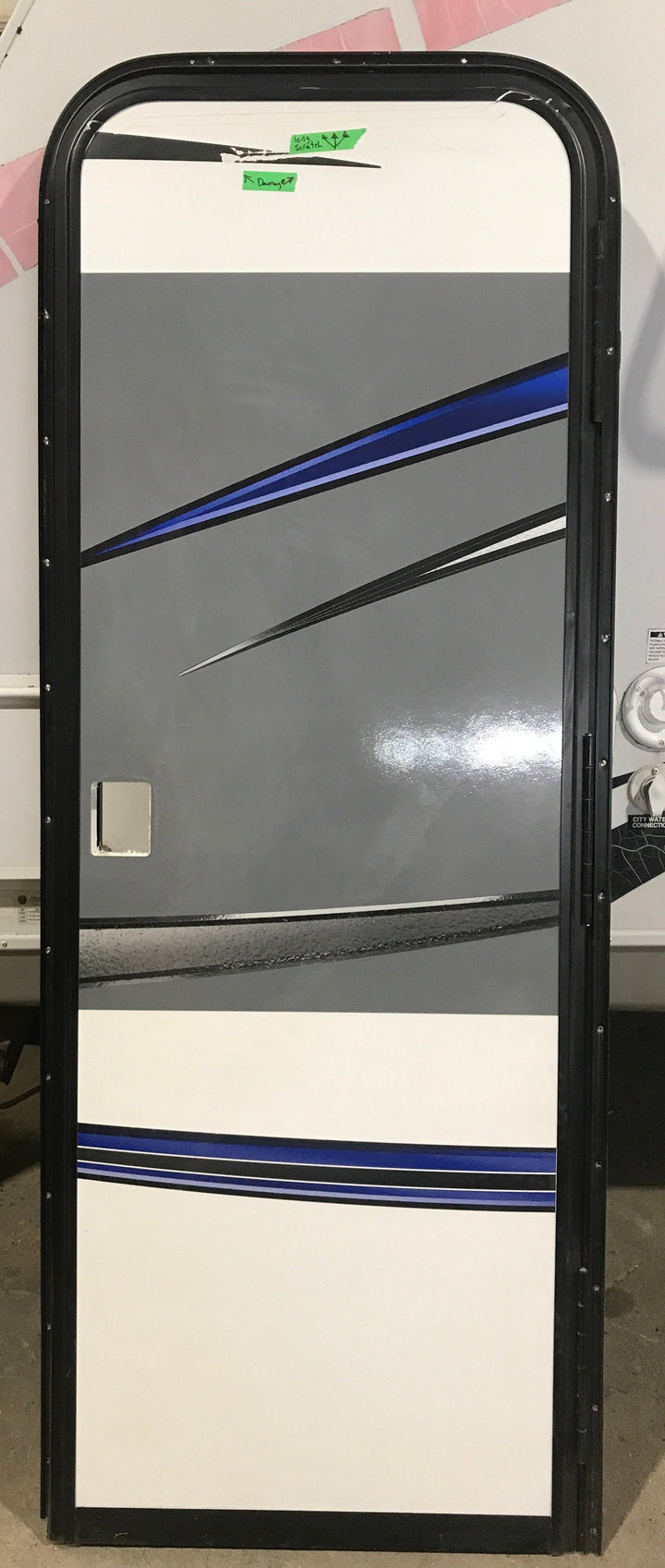 Used RV Radius Entry Door 72" x 25 1/2"