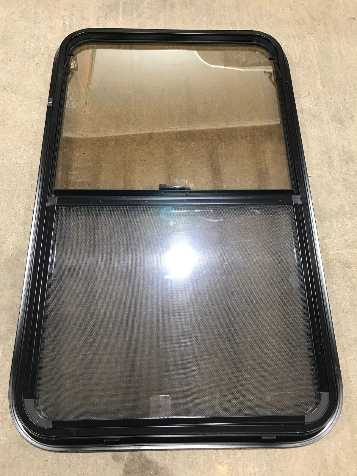 Used Black Radius Opening Window : 23 3/4
