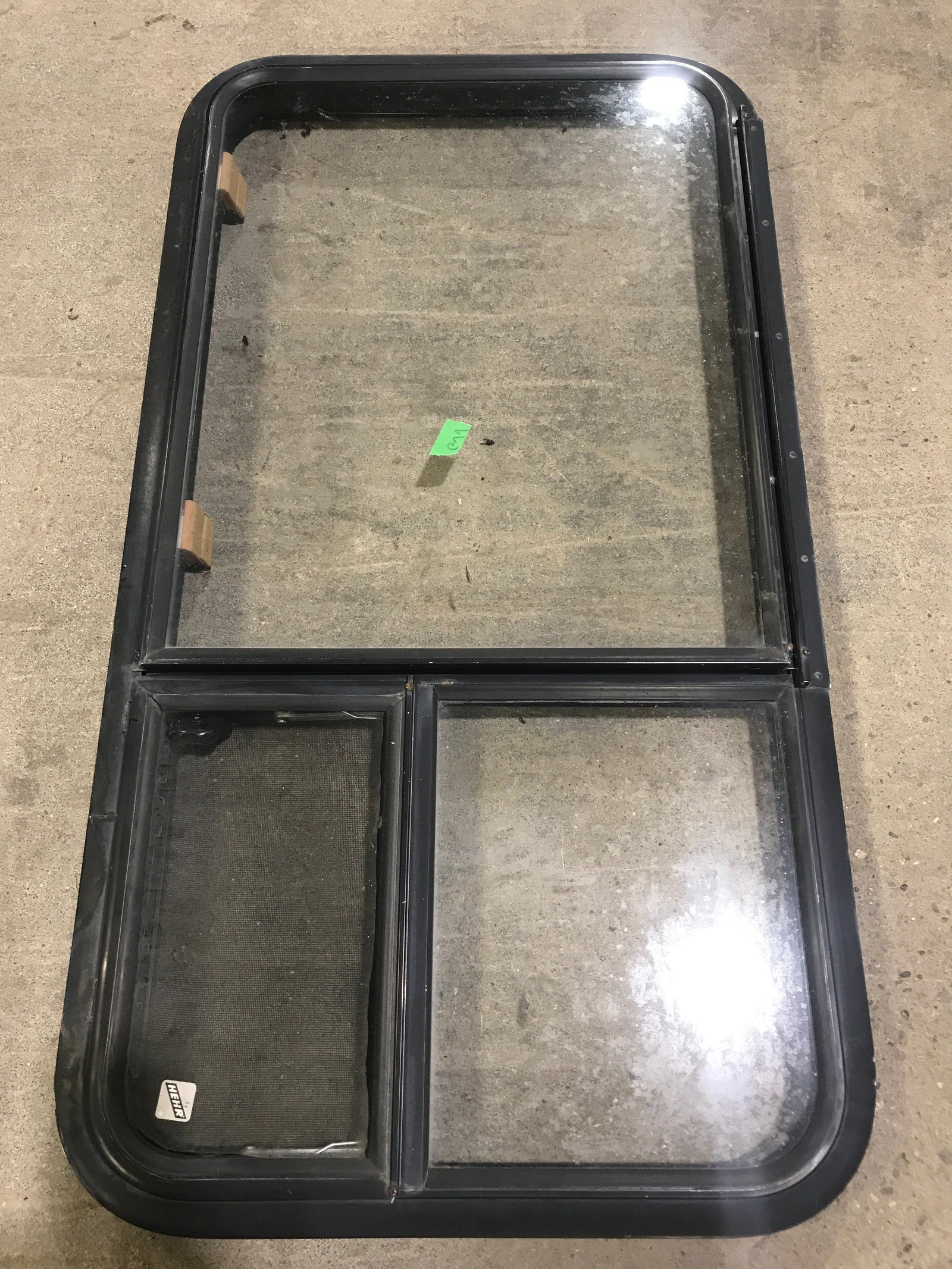 Used Black Radius Emergency Opening Window : 41 1/2