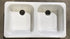 Used Double Kitchen Sink  26 1/2” W x 15” L