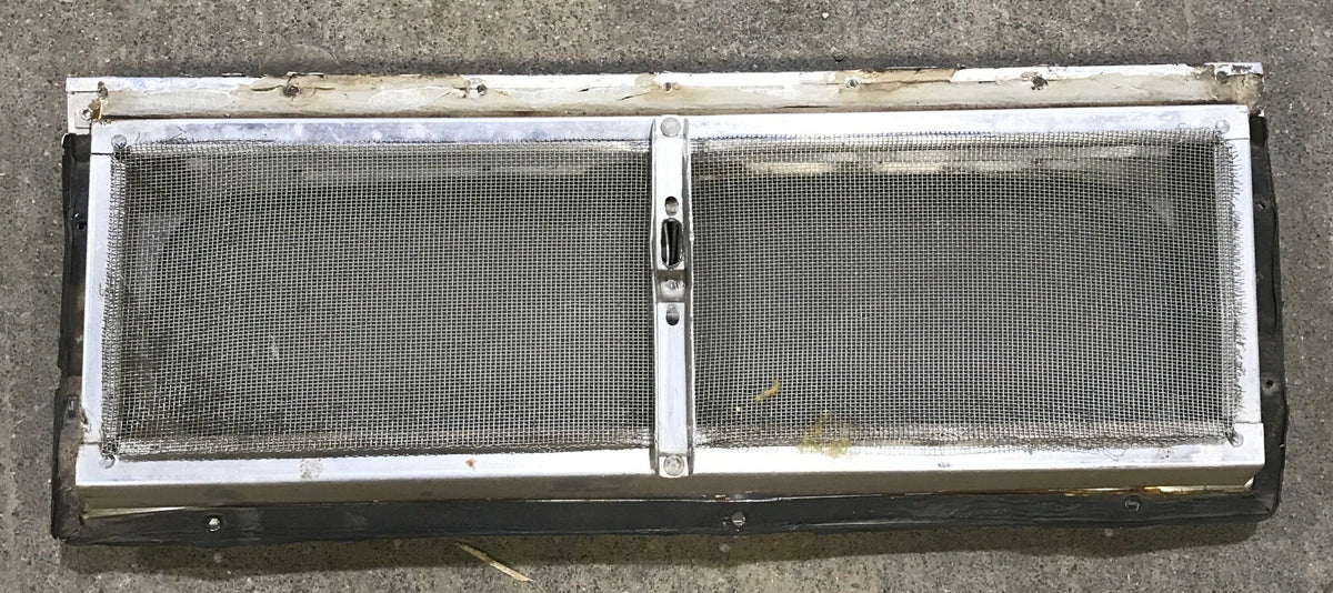 Used Silver Square Opening Window: 17 3/4