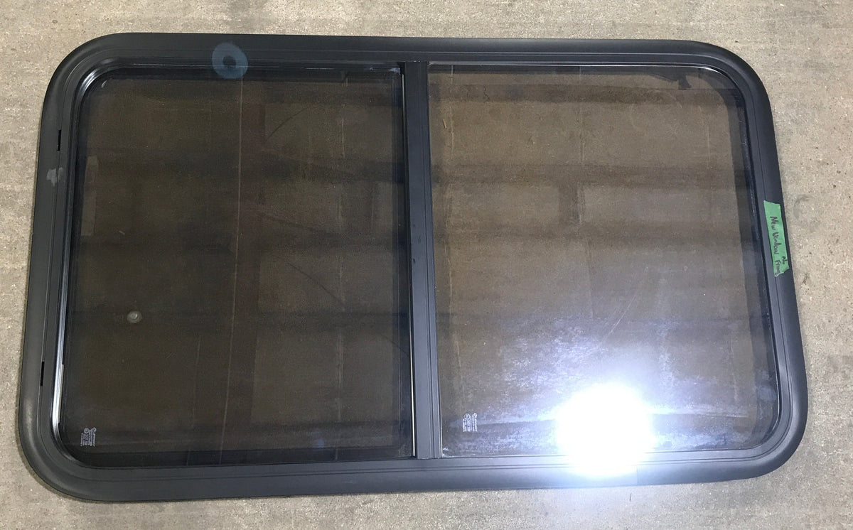 Used Black Radius Opening Window : 23 3/4