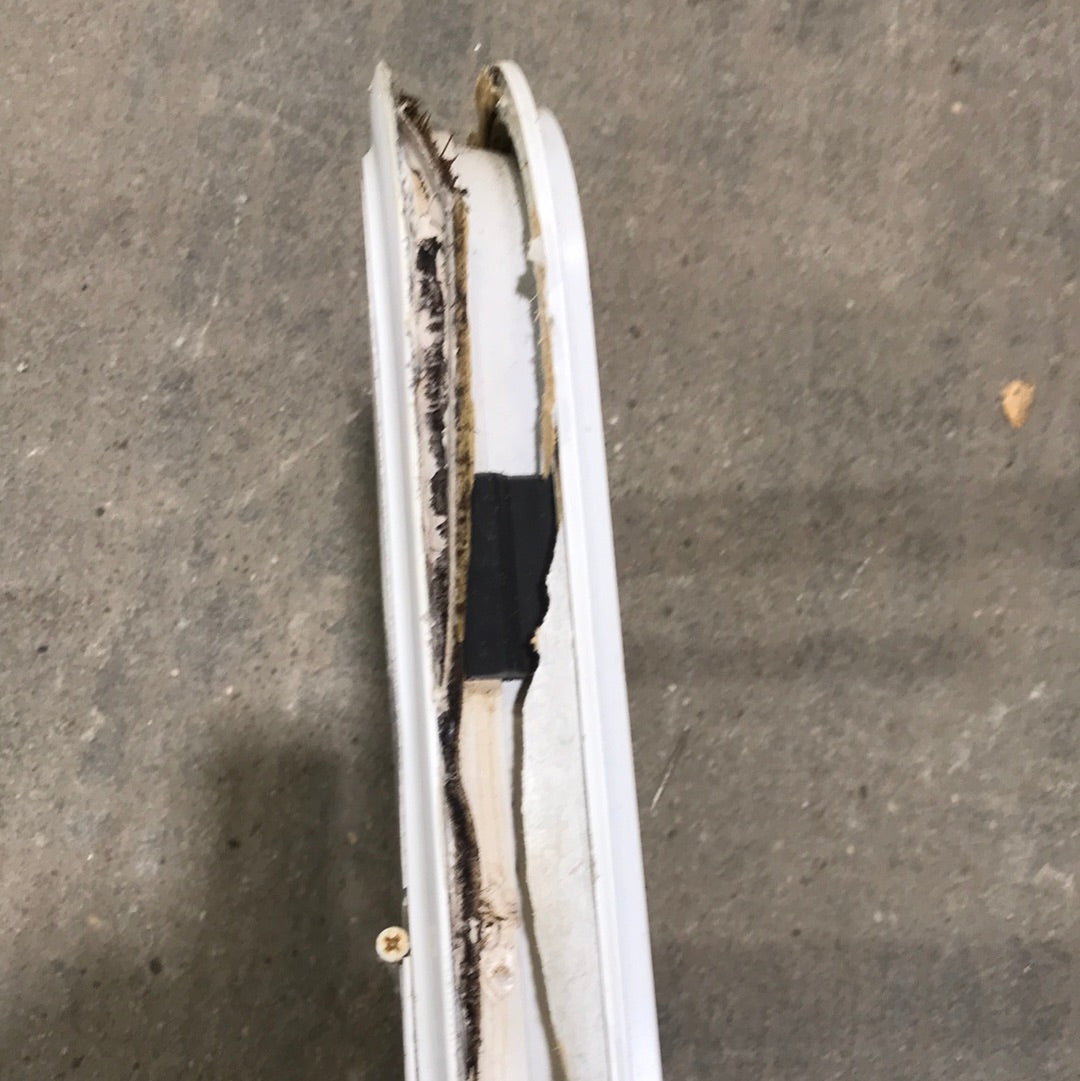 Used White Radius Opening Window : 17 1/2