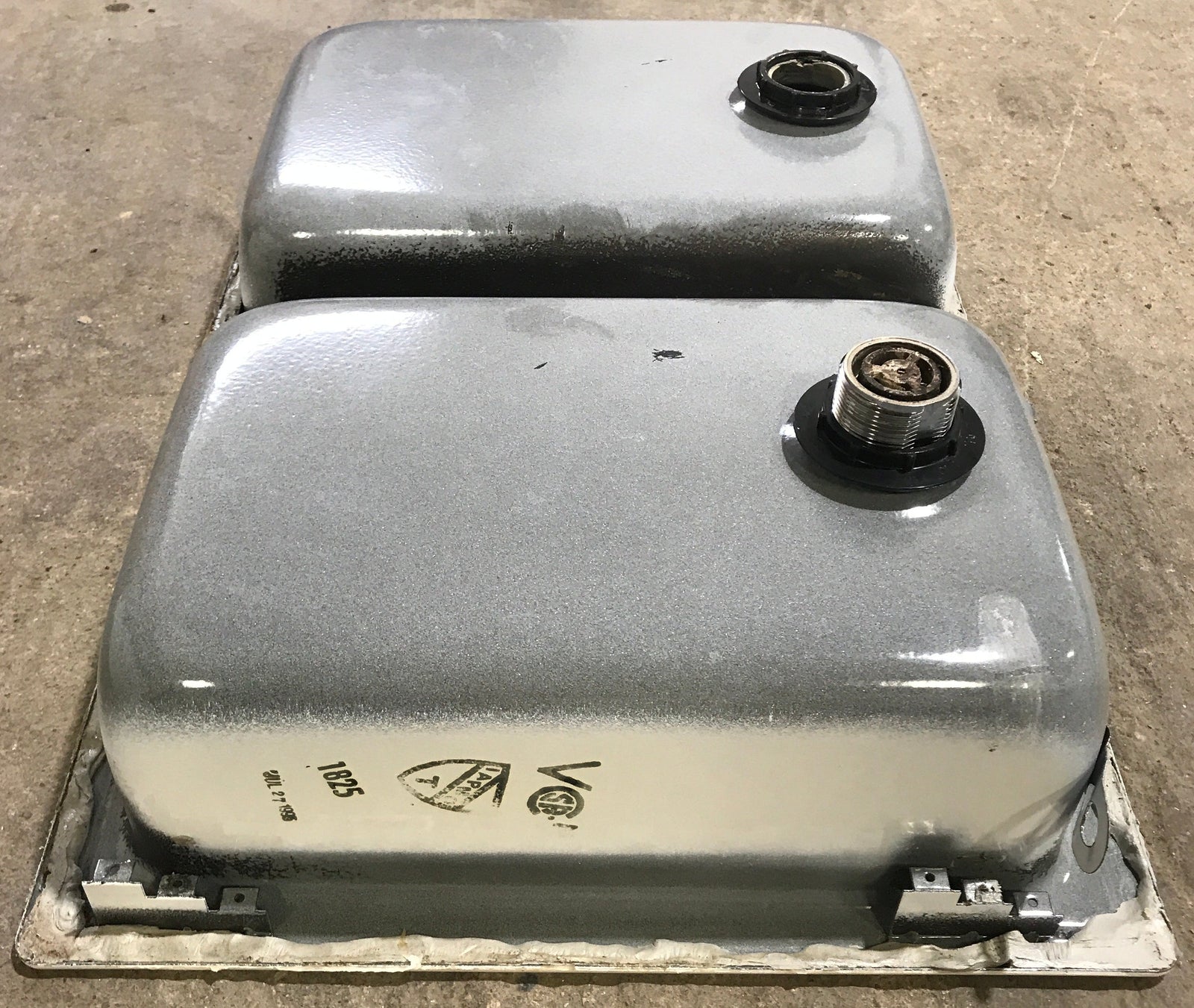 Used Double Kitchen Sink 24 1/2” W x 18” L
