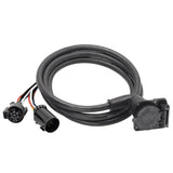 Bargman 50-97-410 7-Way Flat 90 Degree Connector Adapter Harness, 9'