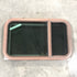 Used Brown Radius Double Pane-Storm Window : 28 3/4" W x 17 1/2" H x 1" D - Young Farts RV Parts