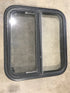 Used Black Radius Opening Window : 23 1/2" W X 21 1/4" H X 2" D
