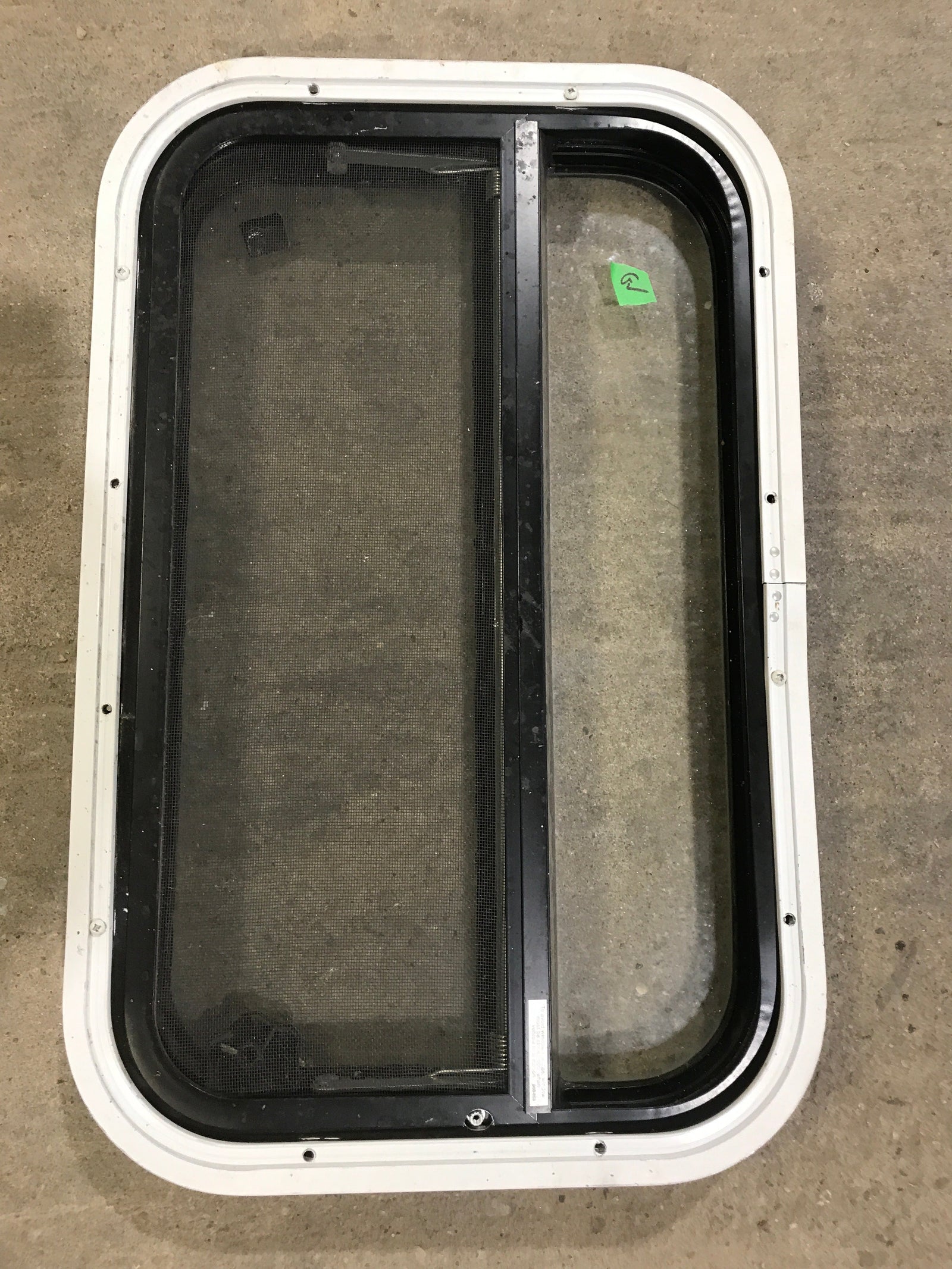 Used Black Radius Opening Window : 23 1/4