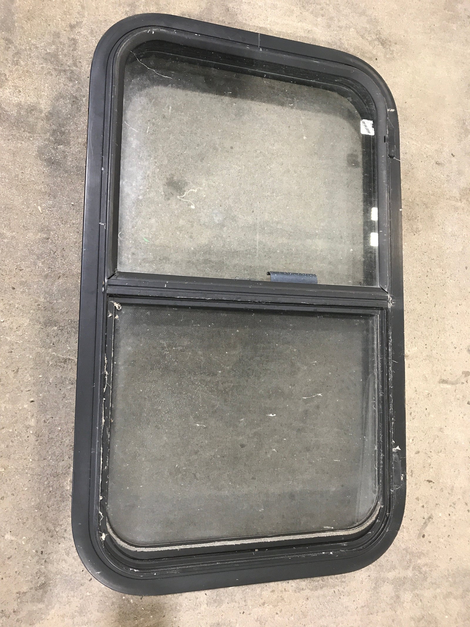 Used Black Radius Opening Window : 30 3/4