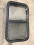 Used Black Radius Opening Window : 30 3/4" W X 18 1/2" H X 2" D