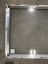 Used Silver Square Non-Opening Window: 28 3/4" W x 18 1/4" H x 1" D