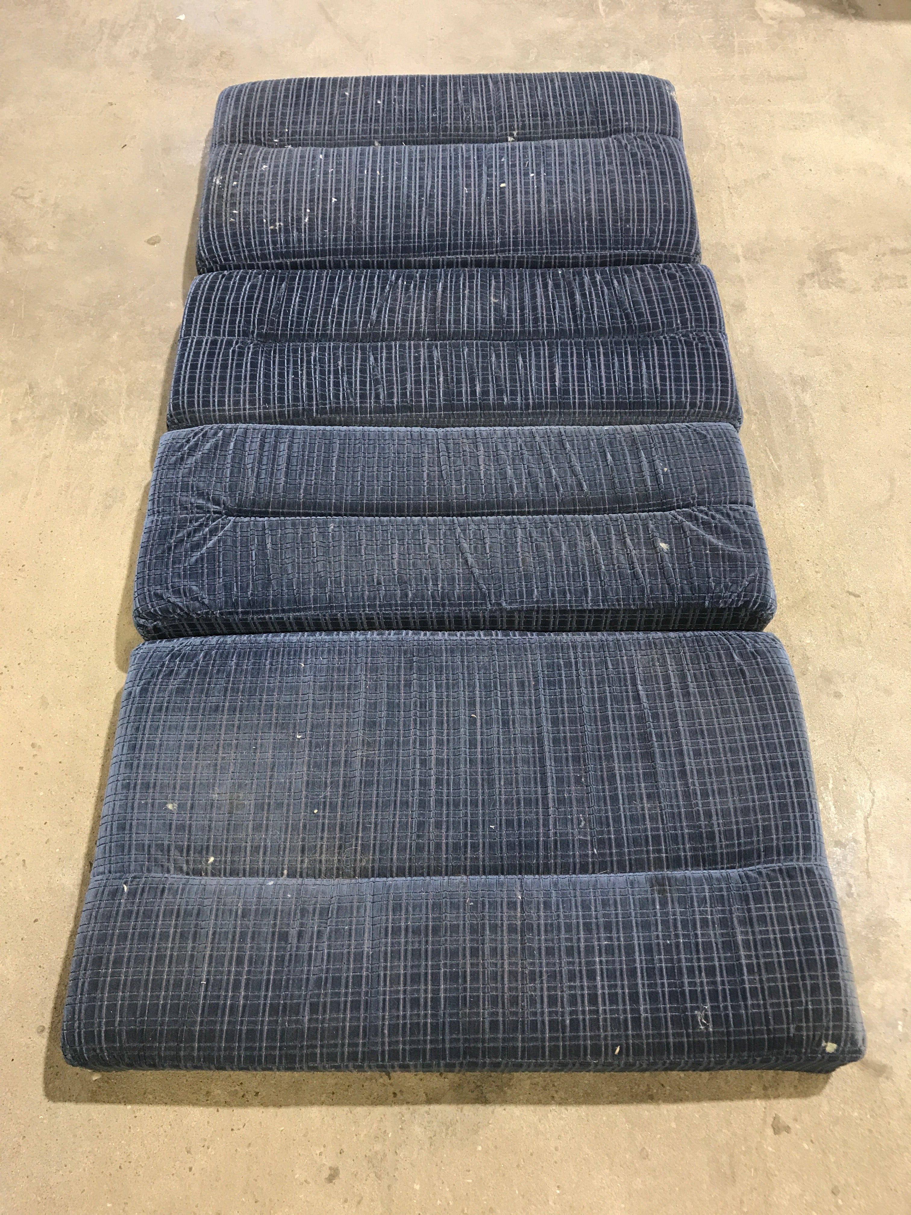 Used Dinette Cushion Set- 4 piece 2 @ 37" X 23" X 4" D, 2 @ 37" X 15" X 4" D
