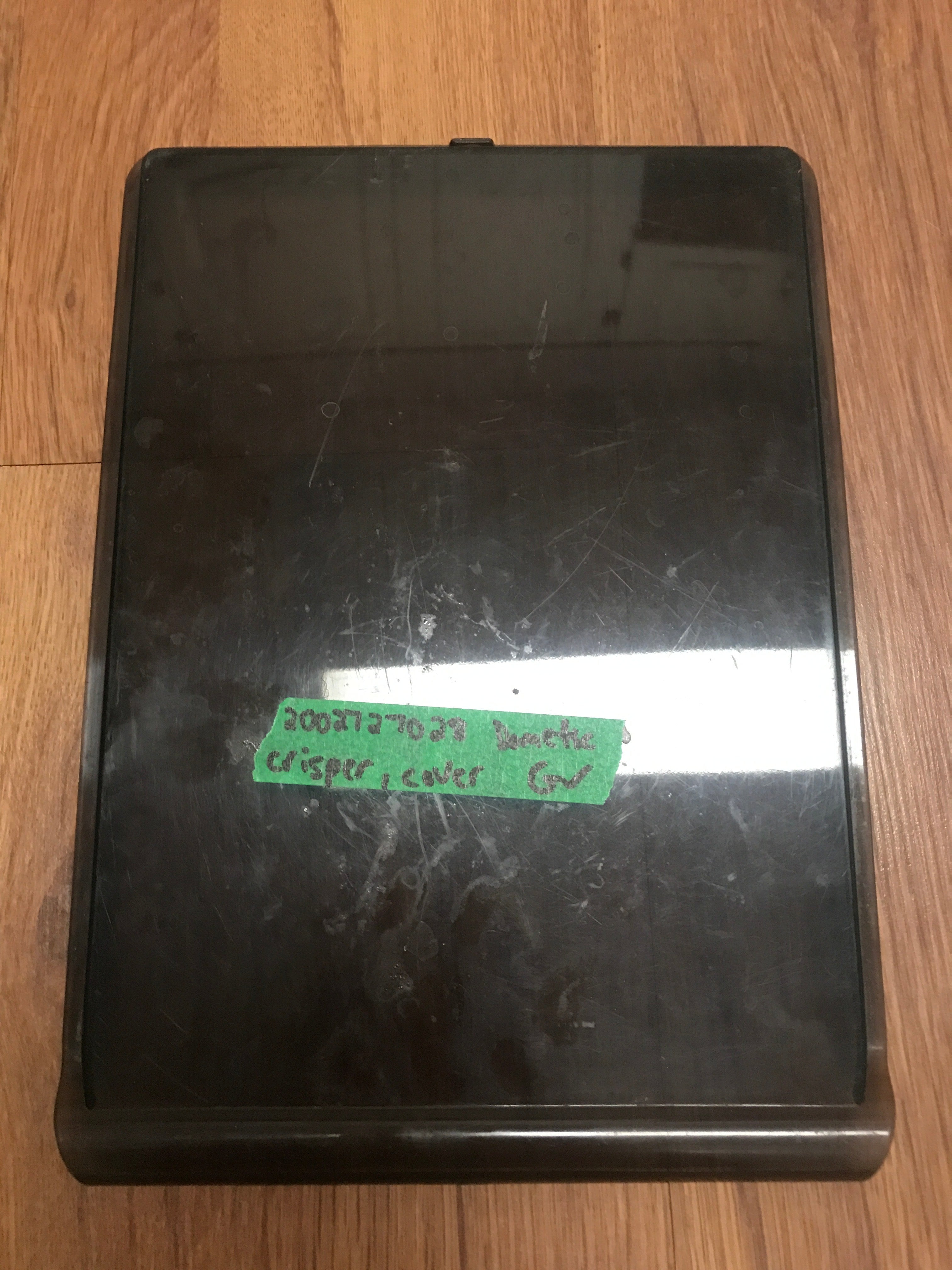 Used Dometic Crisper Bin Cover (Black) 2002727028