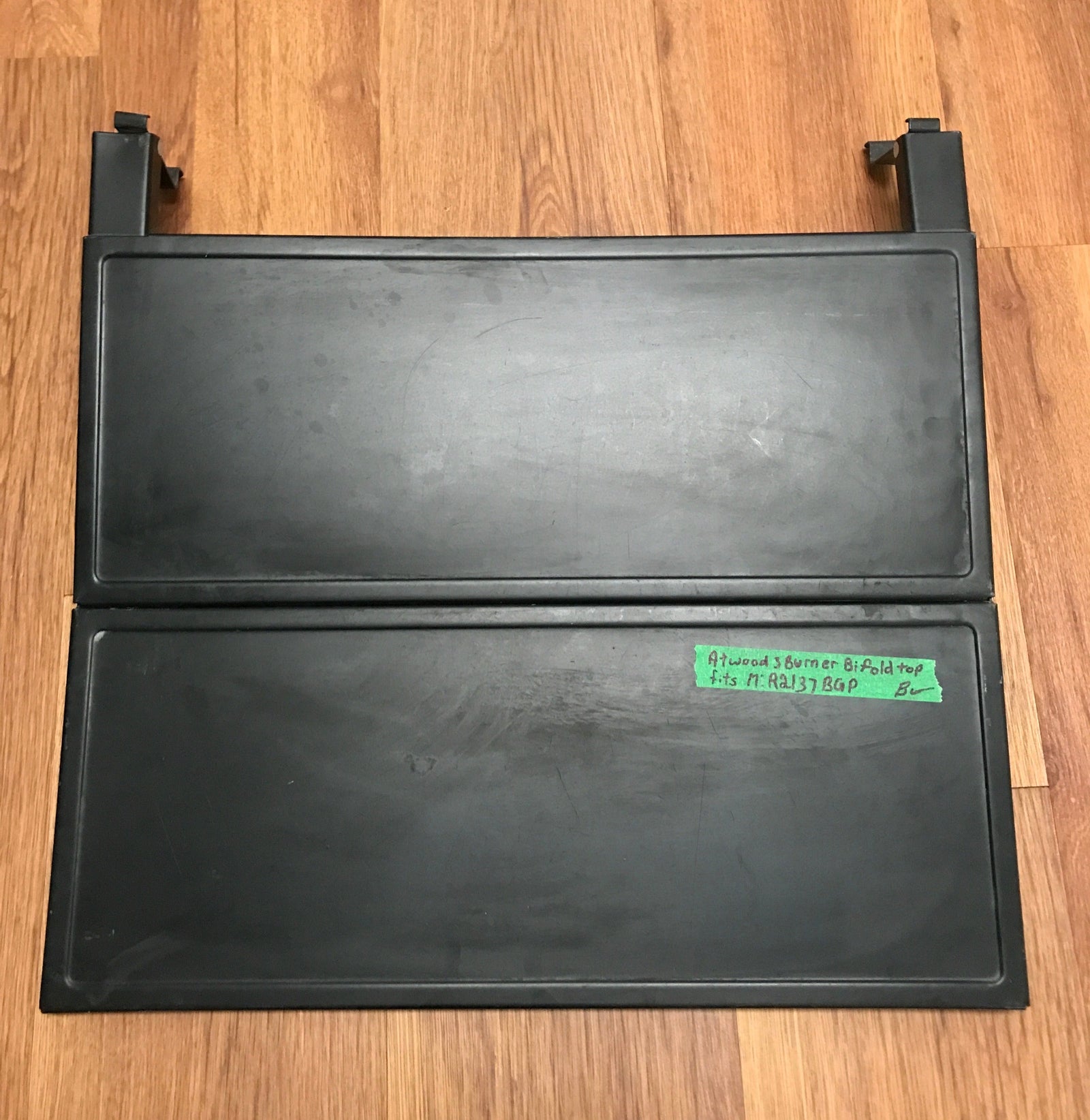 Used Wedgewood/Atwood Stove Bi fold Cover for R2137BGP (BLACK)