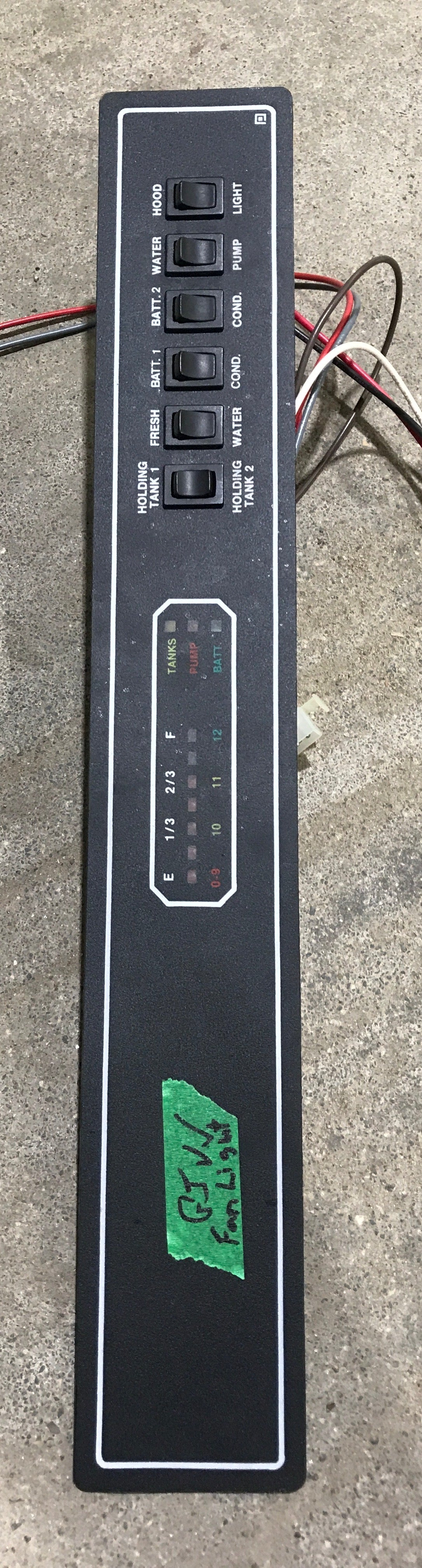 Used Range Hood Fan Front Panel with Circuit Board