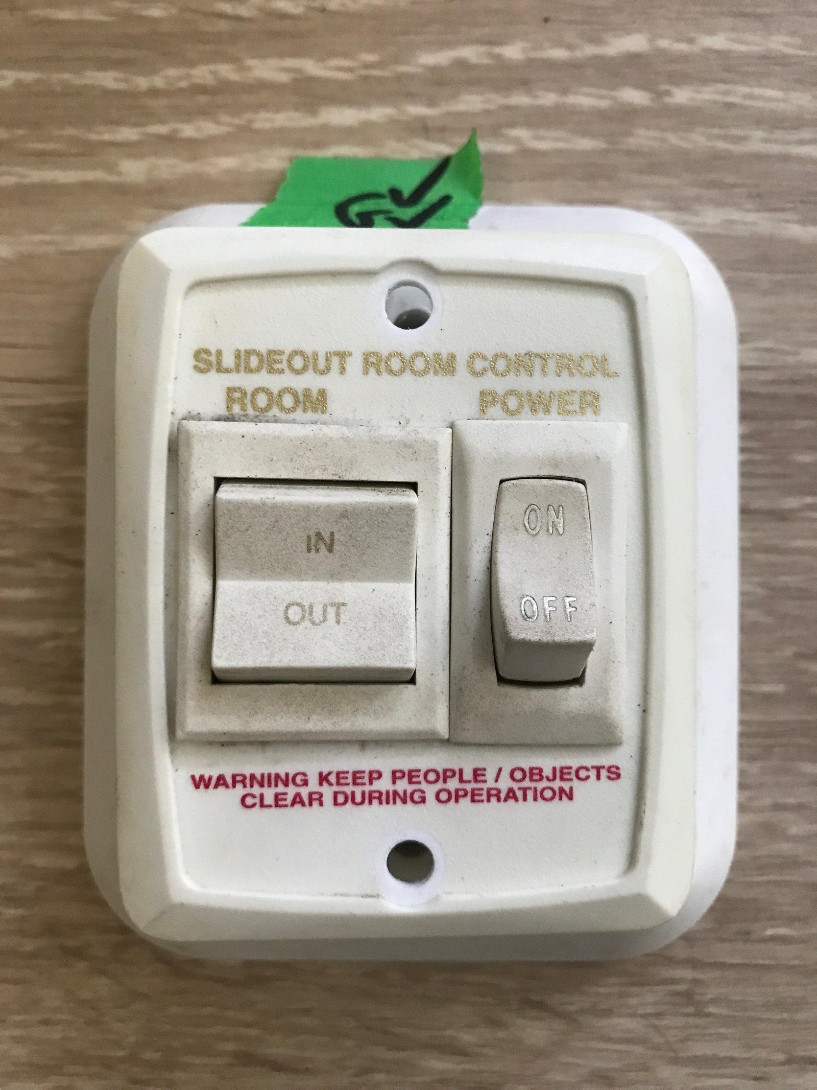 Used Slide Wall Switch