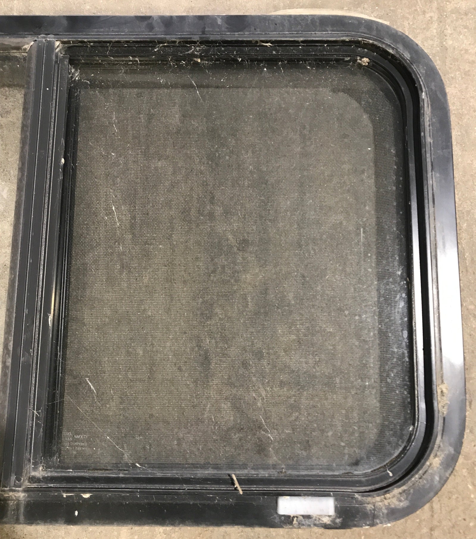 Used Black Radius Opening Window : 30 1/4