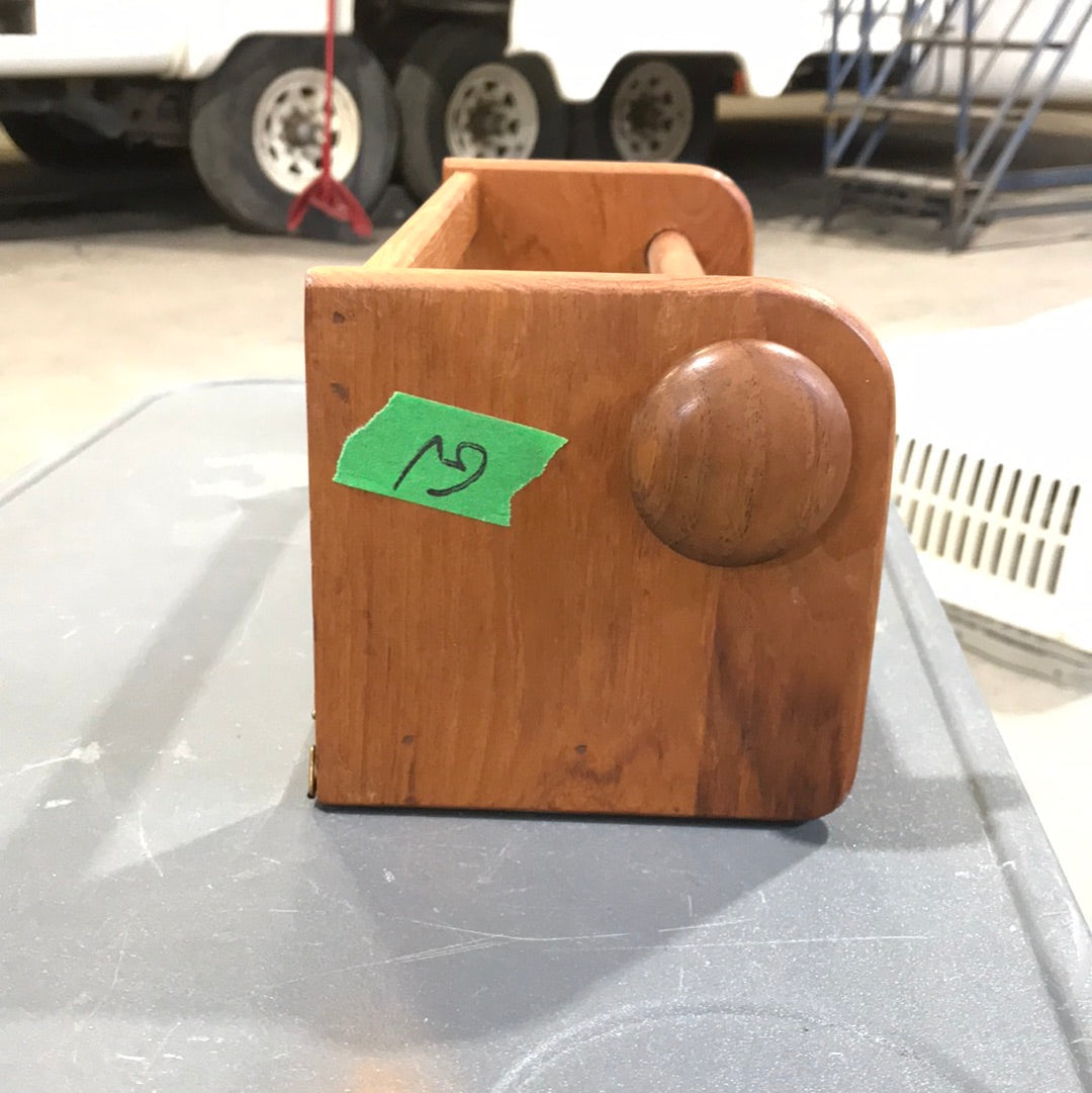 Used Paper Towel Holder, Wood 14