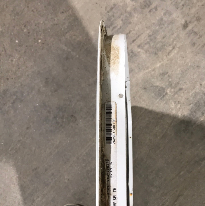 Used White Corner radius cargo door  23 3/4" W x 13 3/4" H x 1"D - Young Farts RV Parts