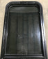 Used Black Radius Opening Window : 17 1/2" W x 39 1/2" H x 1 7/8" D