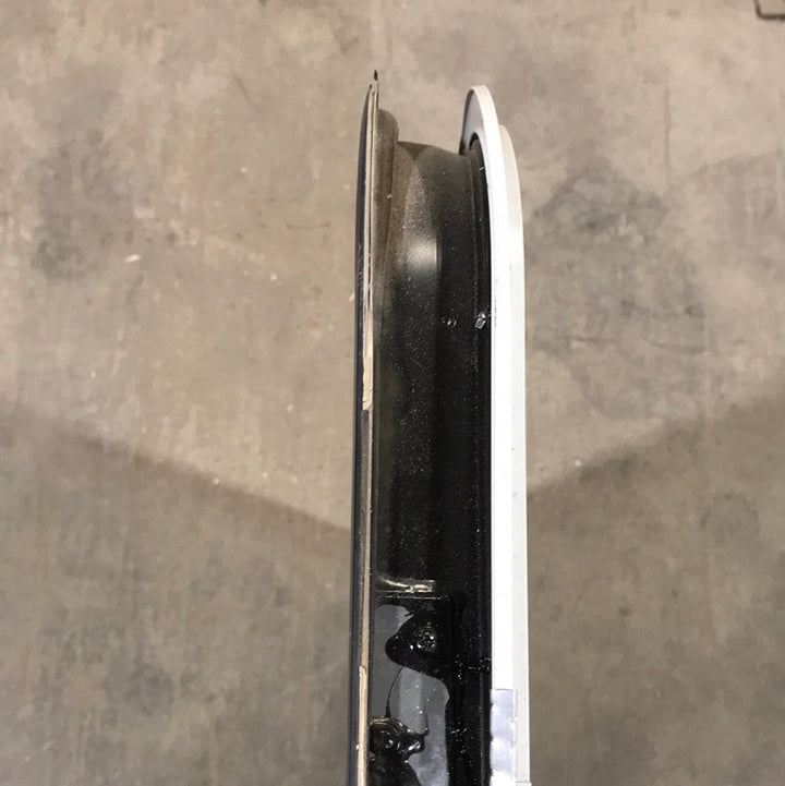 Used Black Radius Non-Opening Window : 39 1/2 X 17 1/2 X 1 1/2" D - Young Farts RV Parts