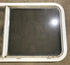Used White Radius Opening Window : 47 1/2" W x 21 1/2" H x 1 7/8" D