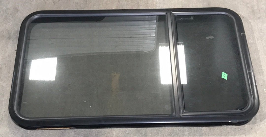 Used Black Radius Opening Window : 41 1/2" W x 23 1/2" H x 2" D