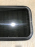 Used Black Radius Non Opening Window : 21 1/2" W x 17 1/2" H x 1 7/8"