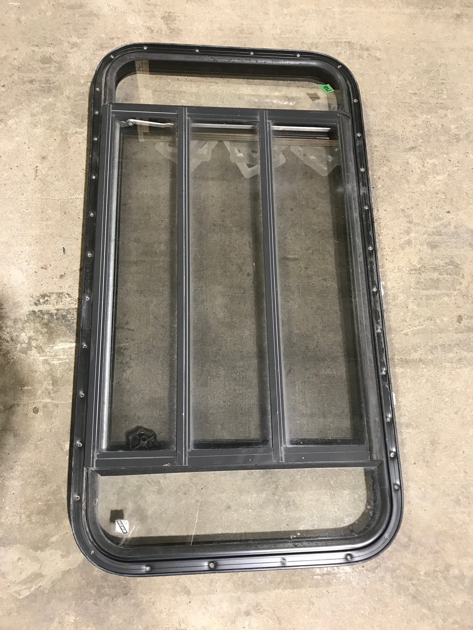 Used Black Radius Opening Window : 42 1/2