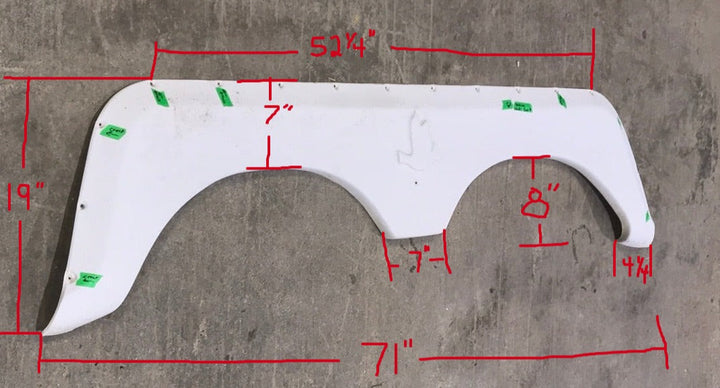 Used Fender Skirt 71" X 19"